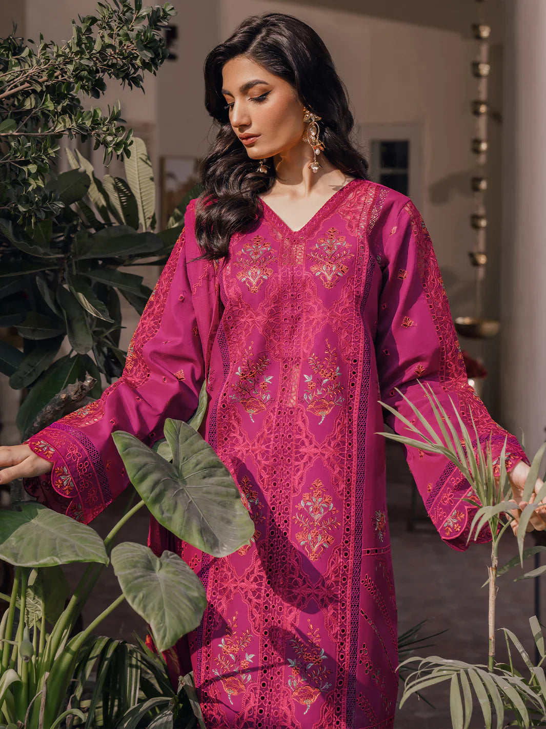 Bin Ilyas | Naqsh Luxury Lawn | Kiraz - Official Bin Ilyas stockist in UK - Sakeena London
