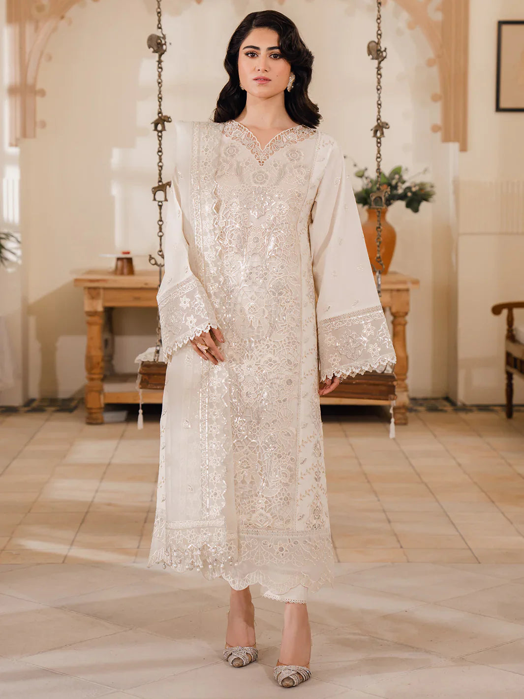 Bin Ilyas | Naqsh Luxury Lawn | Laira - Official Bin Ilyas stockist in UK - Sakeena London