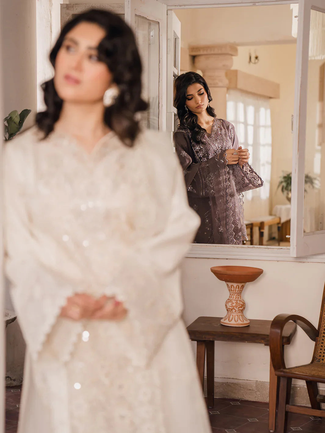 Bin Ilyas | Naqsh Luxury Lawn | Laira - Official Bin Ilyas stockist in UK - Sakeena London