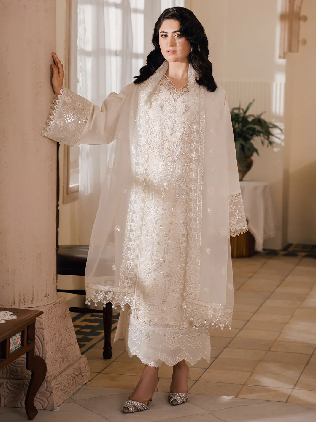 Bin Ilyas | Naqsh Luxury Lawn | Laira - Official Bin Ilyas stockist in UK - Sakeena London