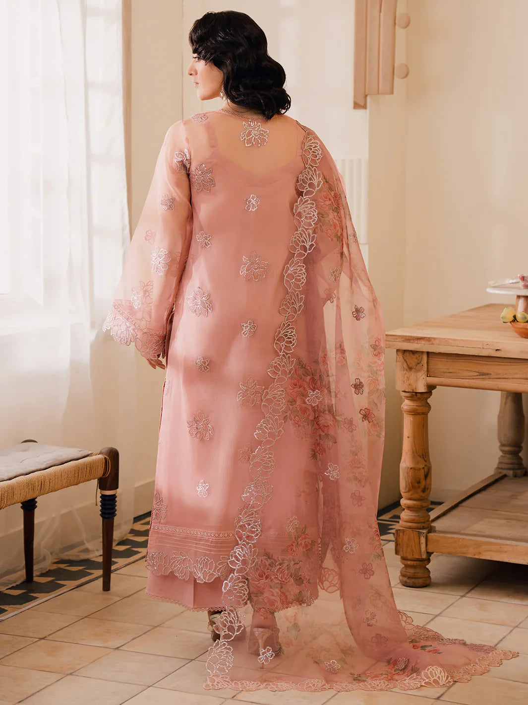 Bin Ilyas | Naqsh Luxury Lawn | Alora - Official Bin Ilyas stockist in UK - Sakeena London