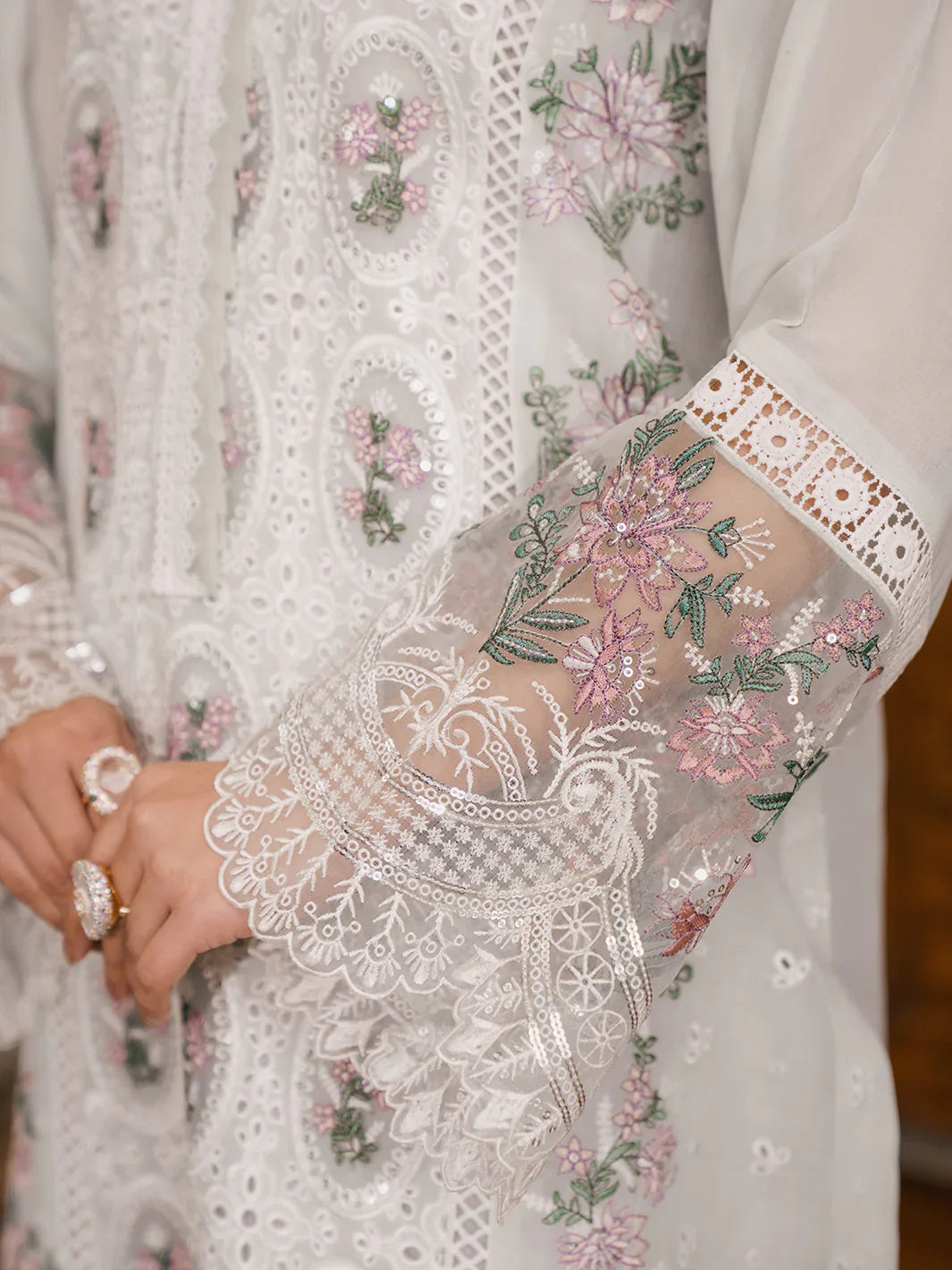 Bin Ilyas | Naqsh Luxury Lawn | Nermine - Official Bin Ilyas stockist in UK - Sakeena London