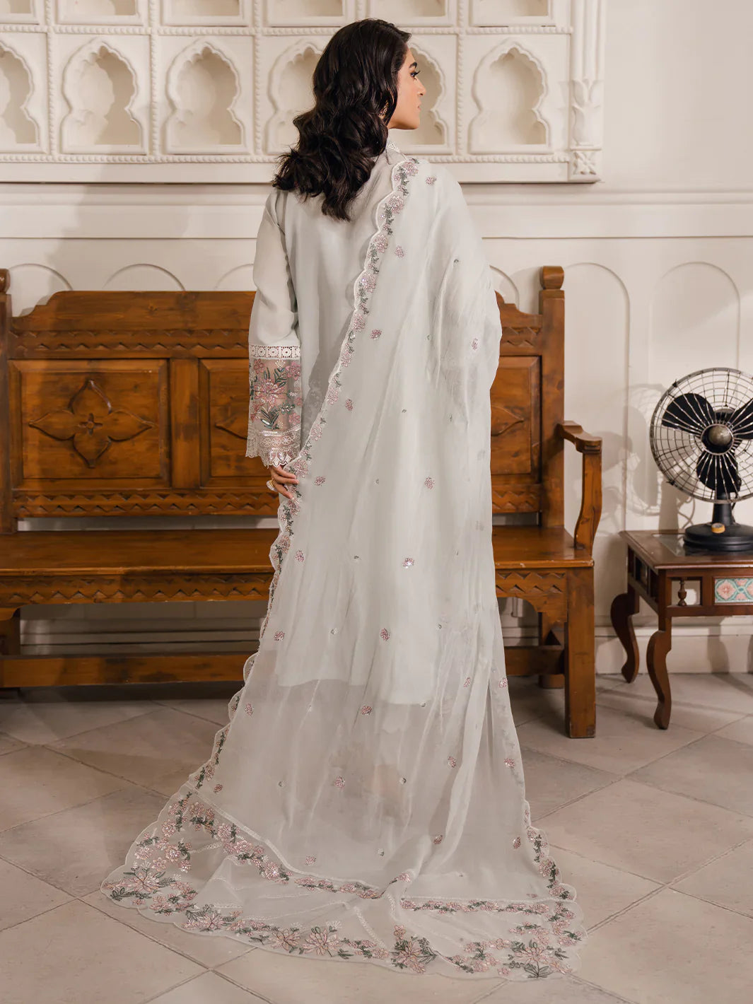 Bin Ilyas | Naqsh Luxury Lawn | Nermine - Official Bin Ilyas stockist in UK - Sakeena London