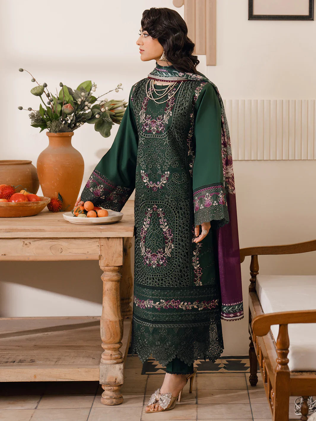 Bin Ilyas | Naqsh Luxury Lawn | Orna - Official Bin Ilyas stockist in UK - Sakeena London