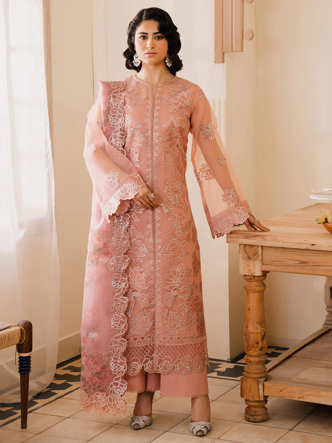 Bin Ilyas | Naqsh Luxury Lawn | Alora - Official Bin Ilyas stockist in UK - Sakeena London