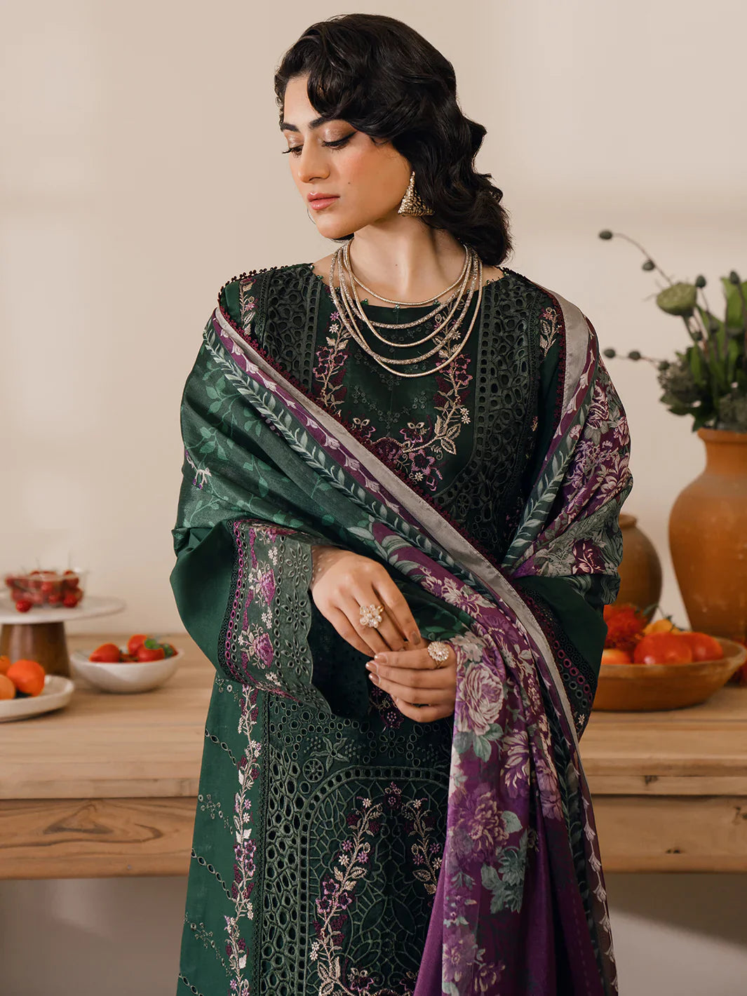 Bin Ilyas | Naqsh Luxury Lawn | Orna - Official Bin Ilyas stockist in UK - Sakeena London