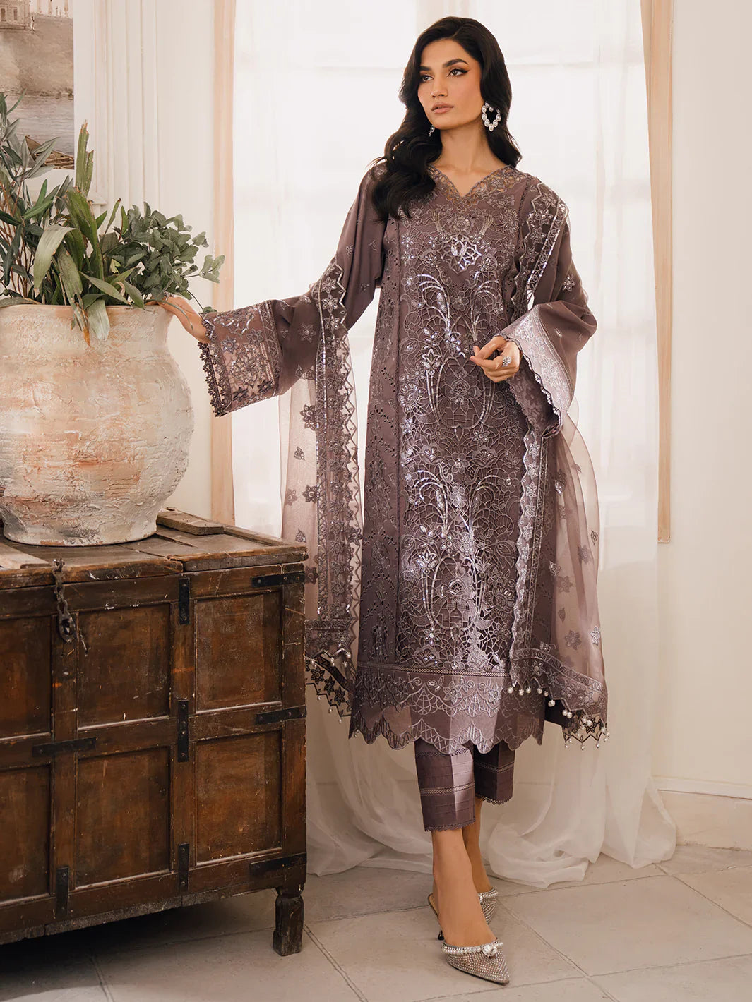 Bin Ilyas | Naqsh Luxury Lawn | Sevgi - Official Bin Ilyas stockist in UK - Sakeena London