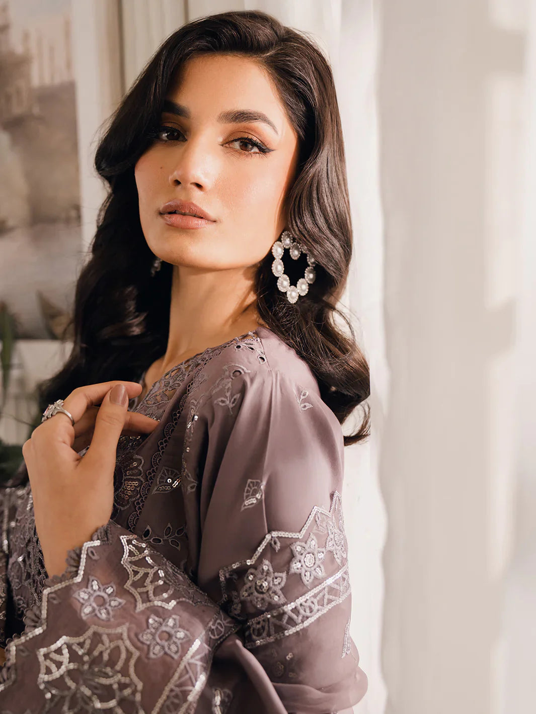 Bin Ilyas | Naqsh Luxury Lawn | Sevgi - Official Bin Ilyas stockist in UK - Sakeena London