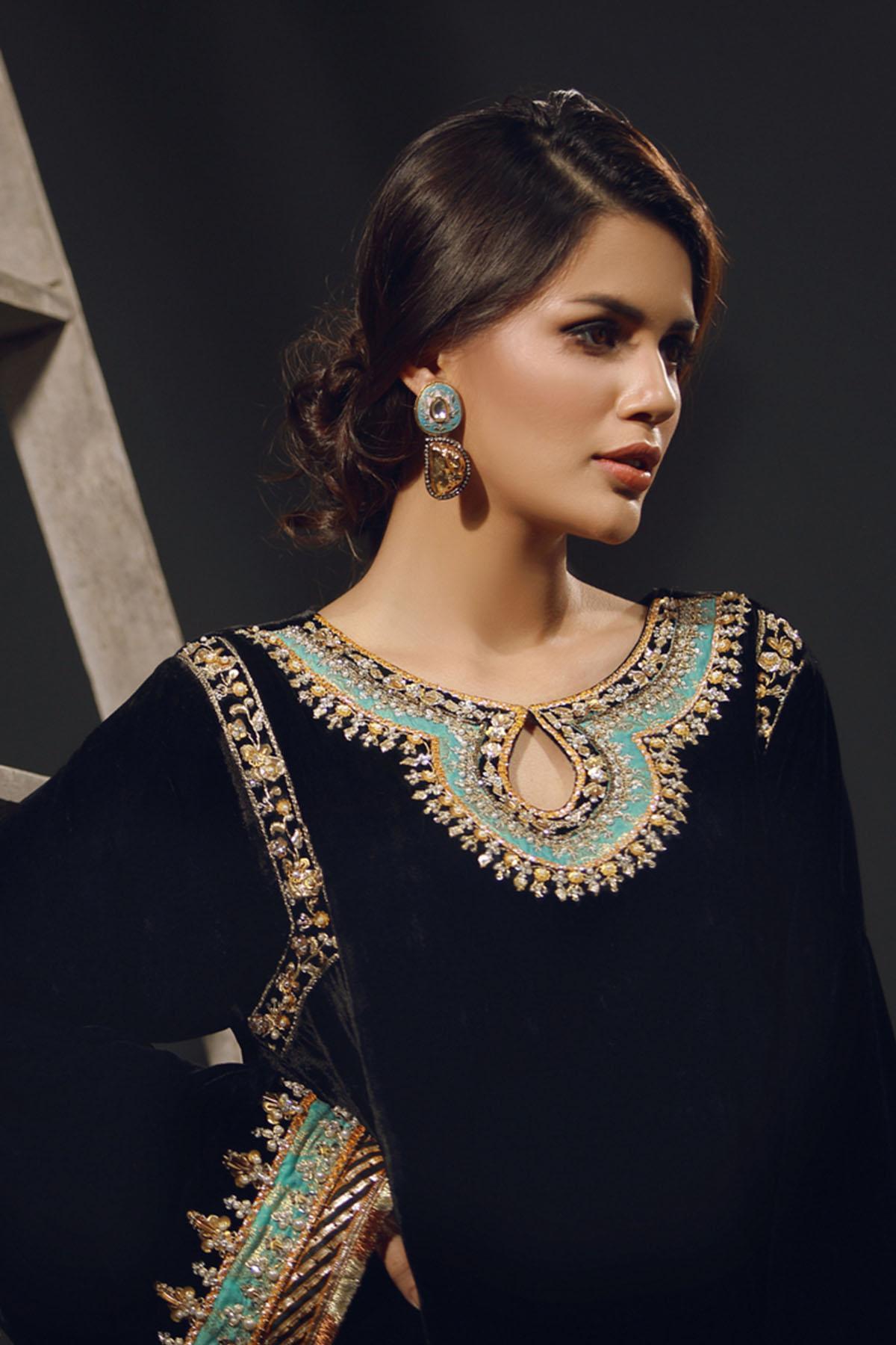 Sana Abbas | Wedding Formals | Noir Gold - Official Sana Abbas stockist in UK - Sakeena London