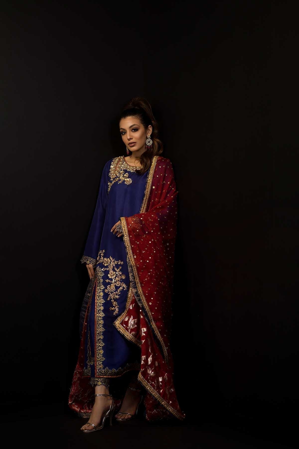 Sana Abbas | Wedding Formals | Tanzanite - Official Sana Abbas stockist in UK - Sakeena London