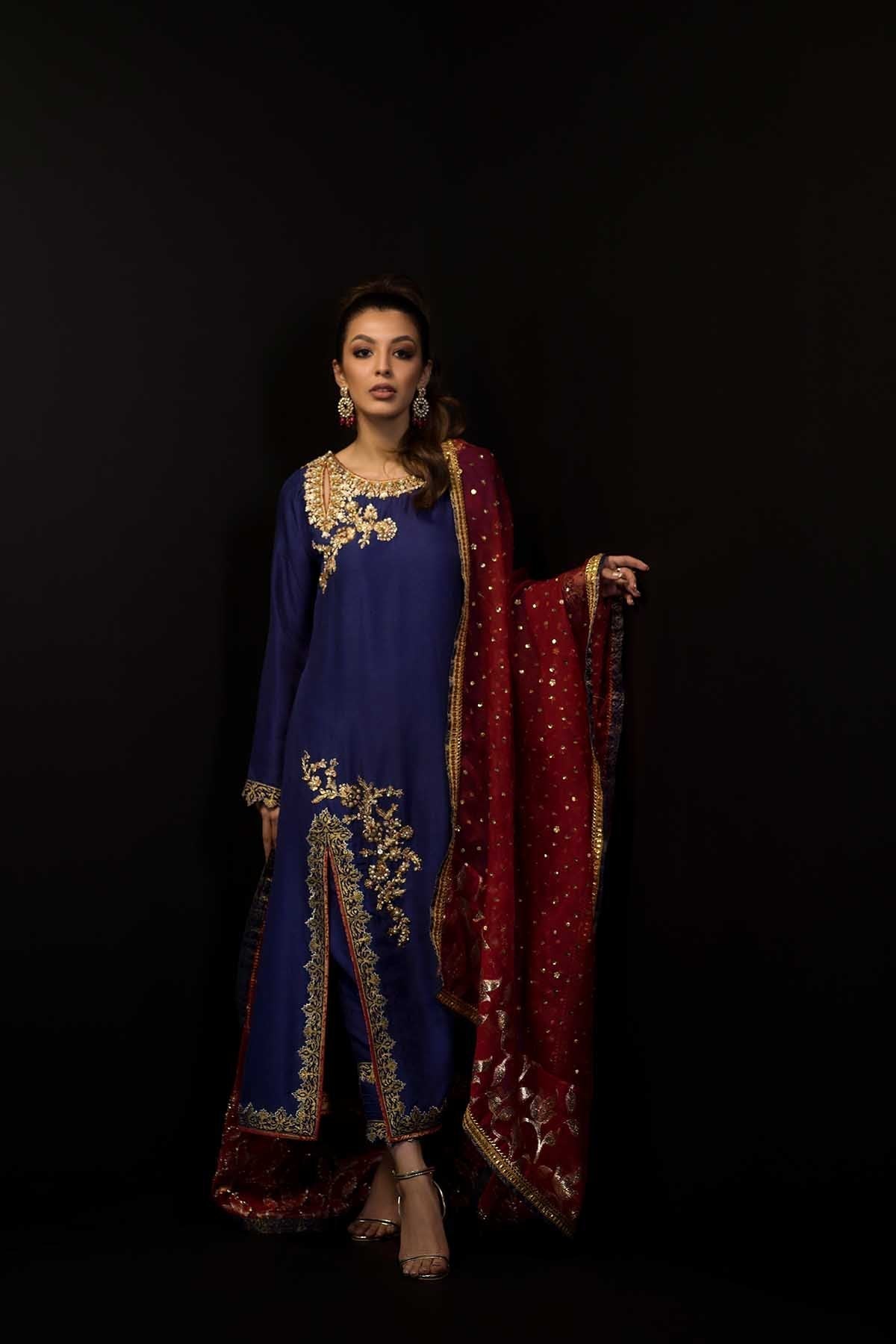 Sana Abbas | Wedding Formals | Tanzanite - Official Sana Abbas stockist in UK - Sakeena London