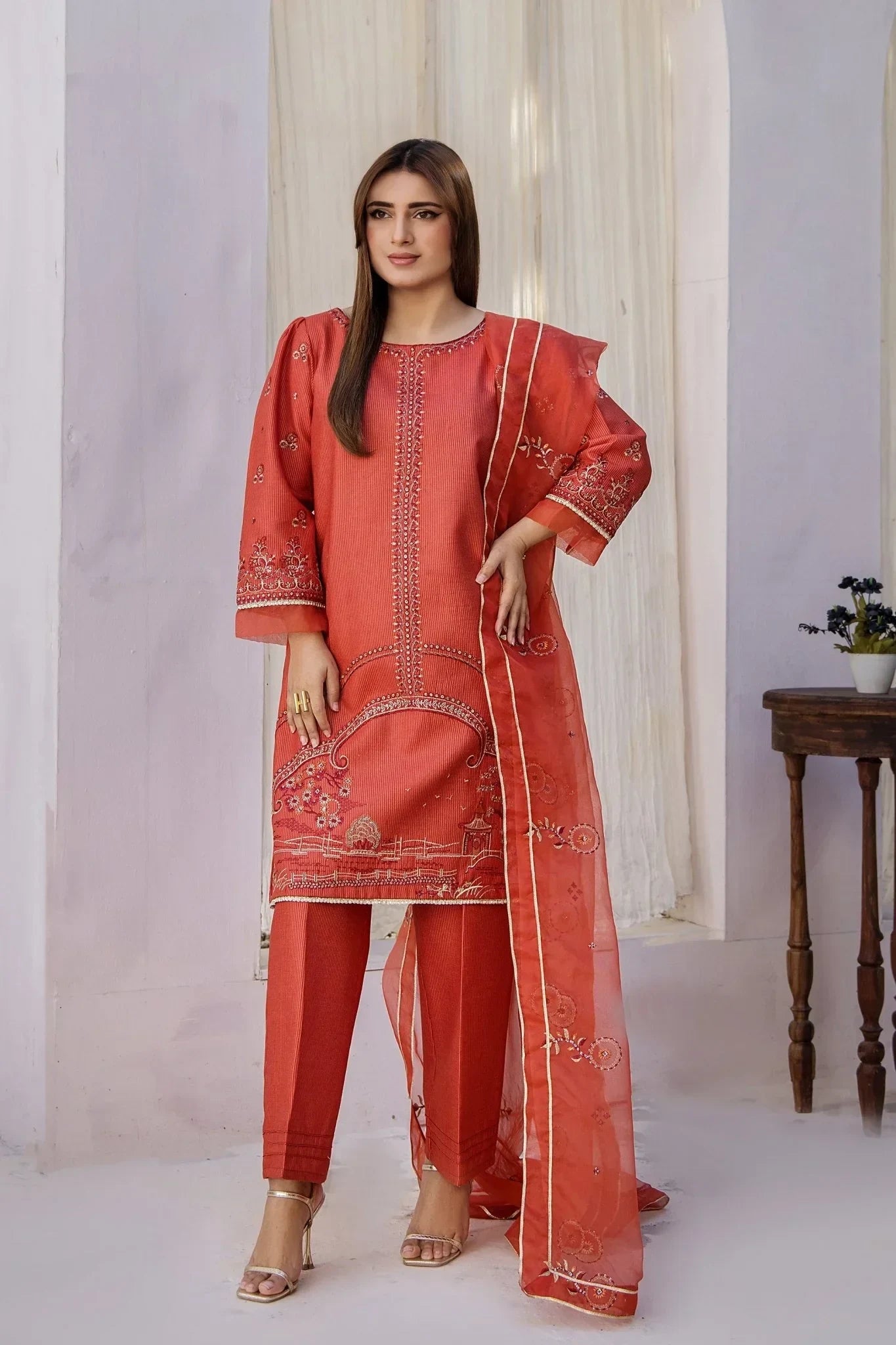 Rajwani | Sohani Casual Pret | SAFRON - Official Rajwani stockist in UK - Sakeena London