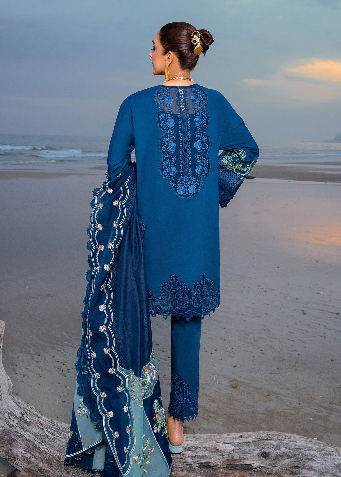 Crimson | Lawn 24 | Ulysses - Midnight - Official Crimson stockist in UK - Sakeena London
