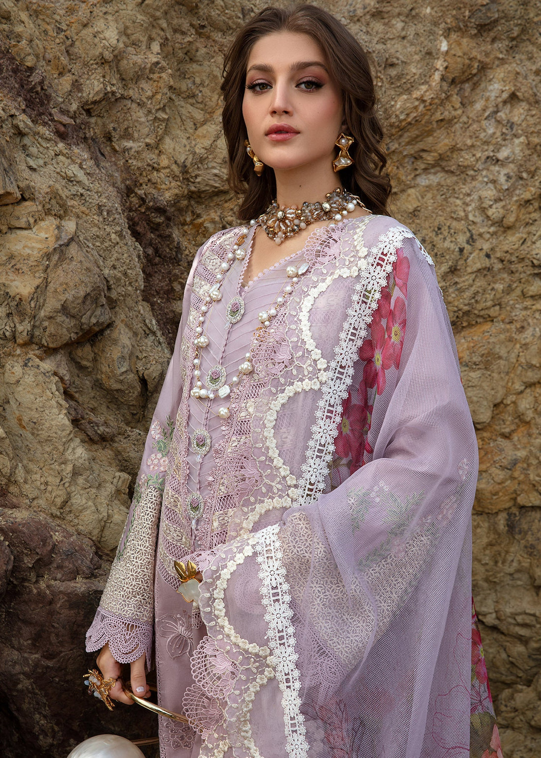 Crimson | Lawn 24 | Lillie de Jong - Amethyst - Official Crimson stockist in UK - Sakeena London