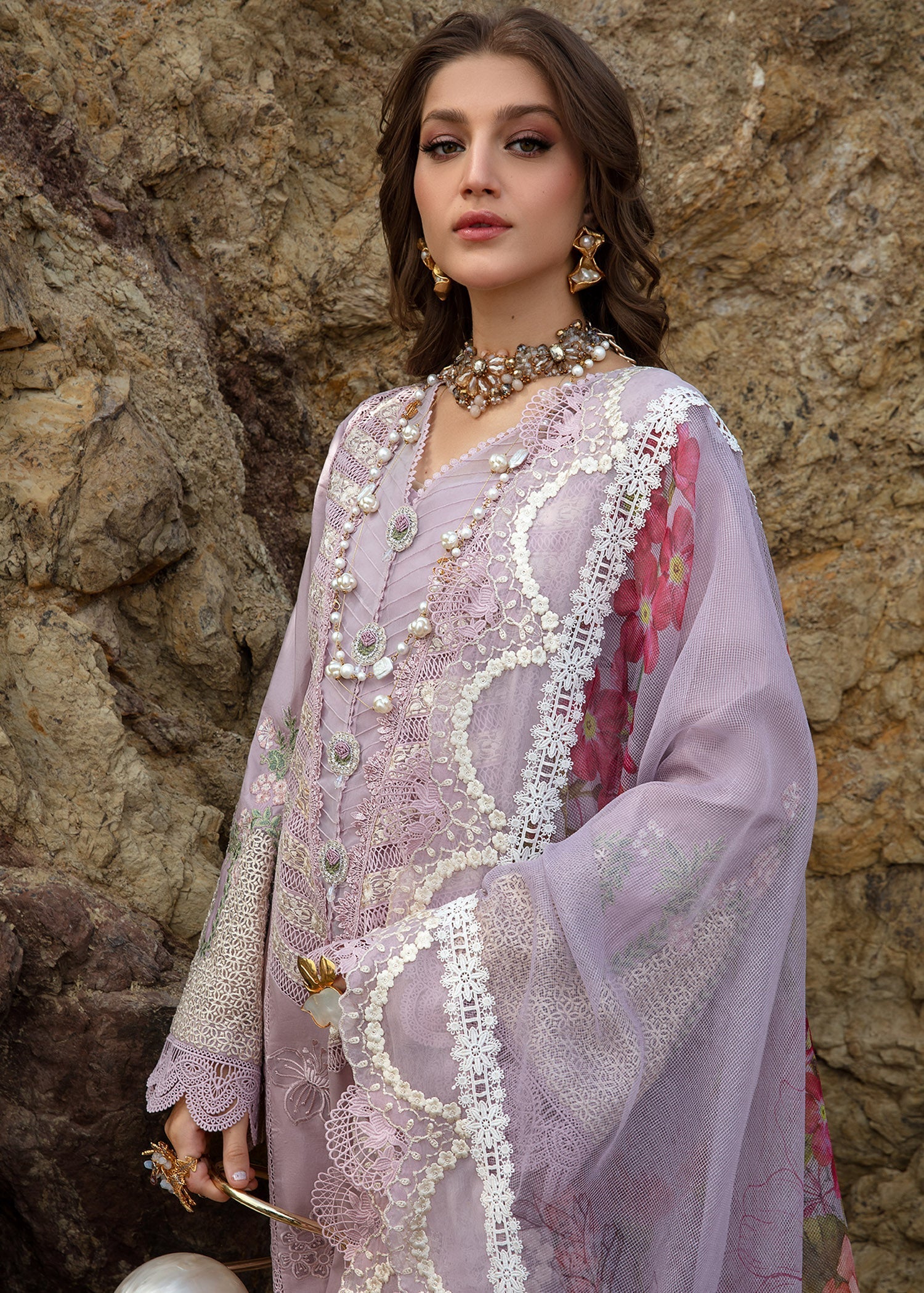 Crimson | Lawn 24 | Lillie de Jong - Amethyst - Official Crimson stockist in UK - Sakeena London