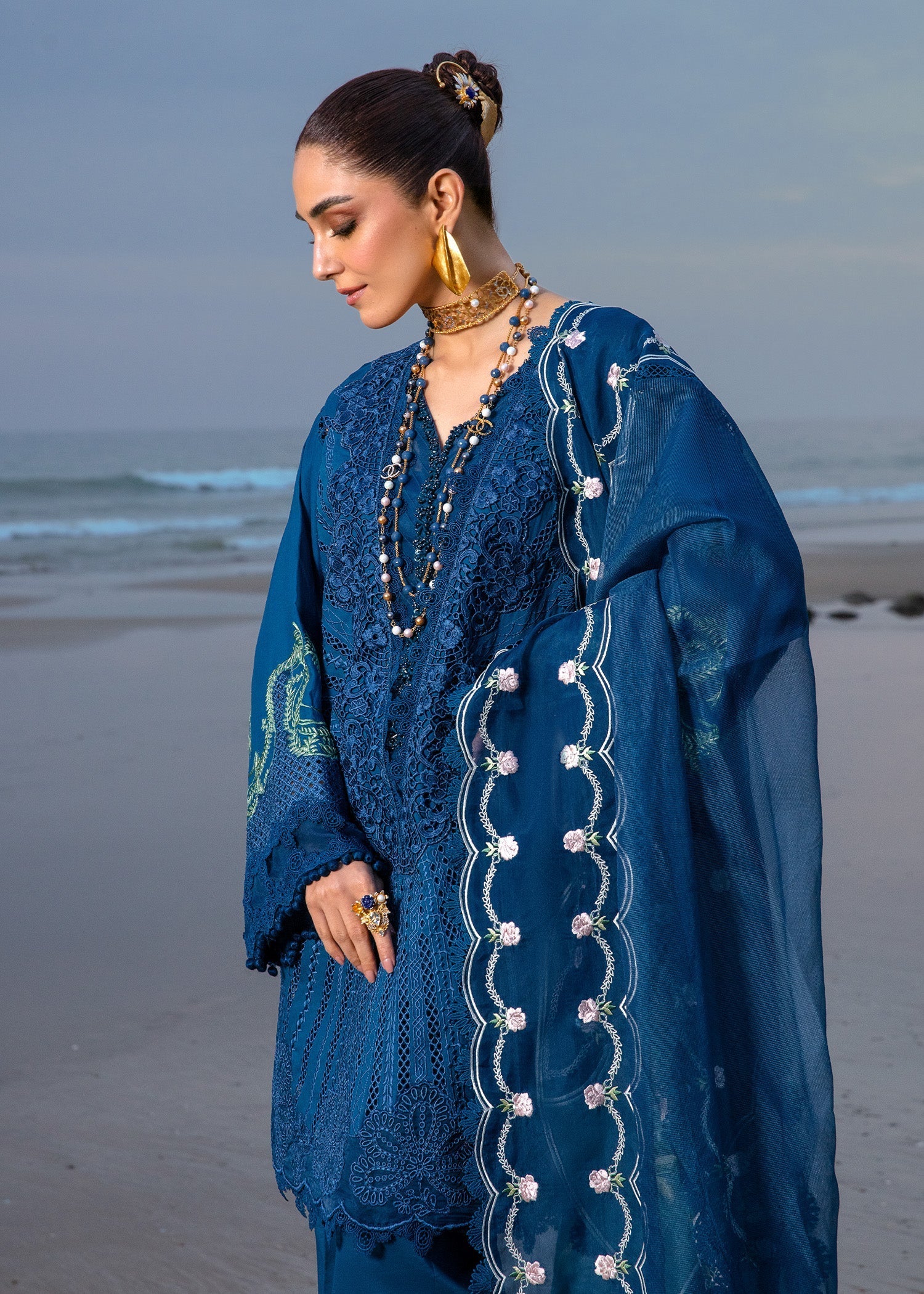Crimson | Lawn 24 | Ulysses - Midnight - Official Crimson stockist in UK - Sakeena London