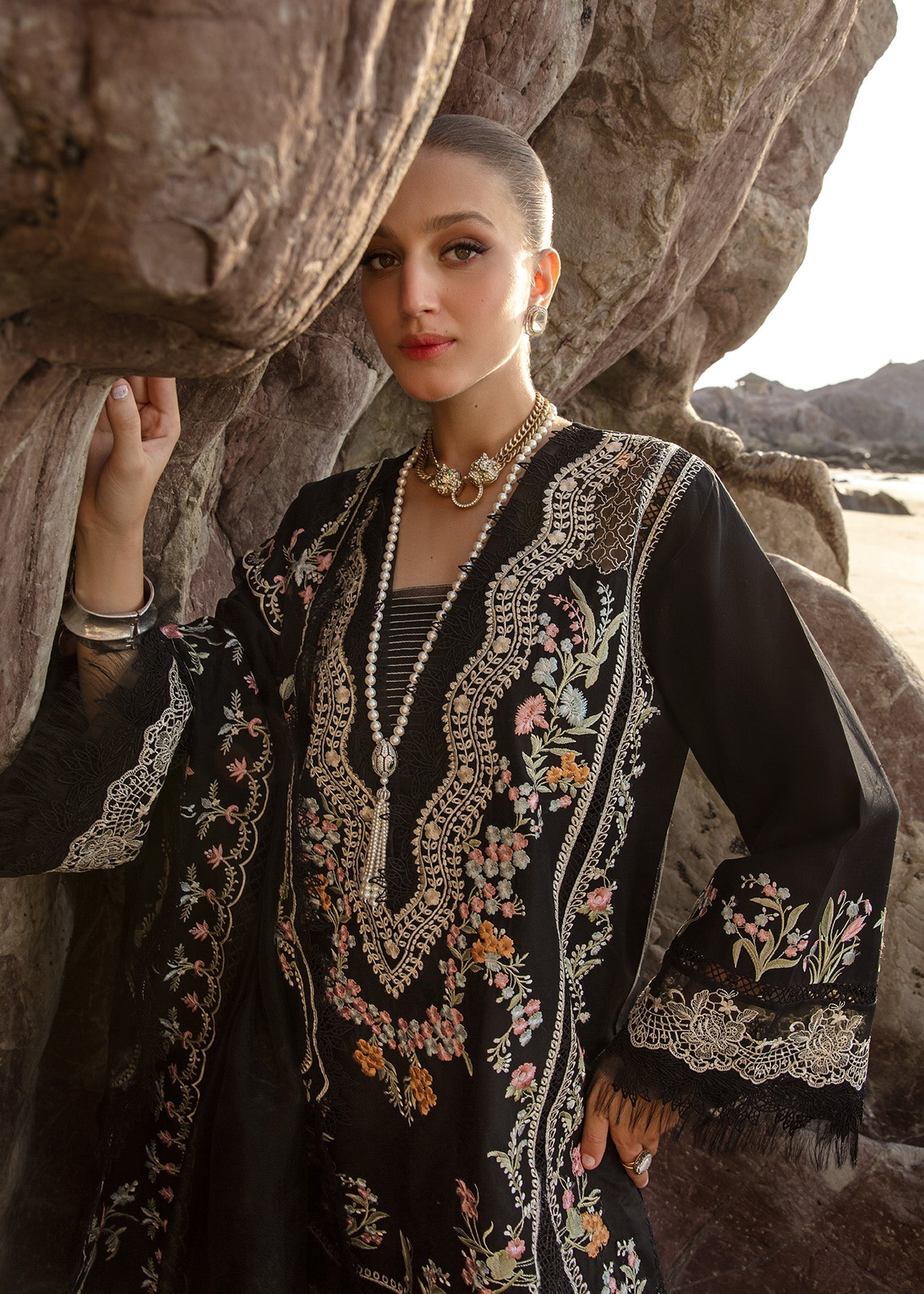Crimson | Lawn 24 | Lolita - Onyx - Official Crimson stockist in UK - Sakeena London