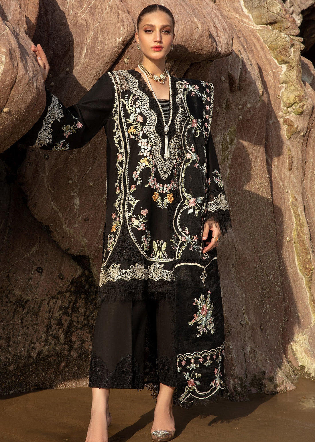 Crimson | Lawn 24 | Lolita - Onyx - Official Crimson stockist in UK - Sakeena London