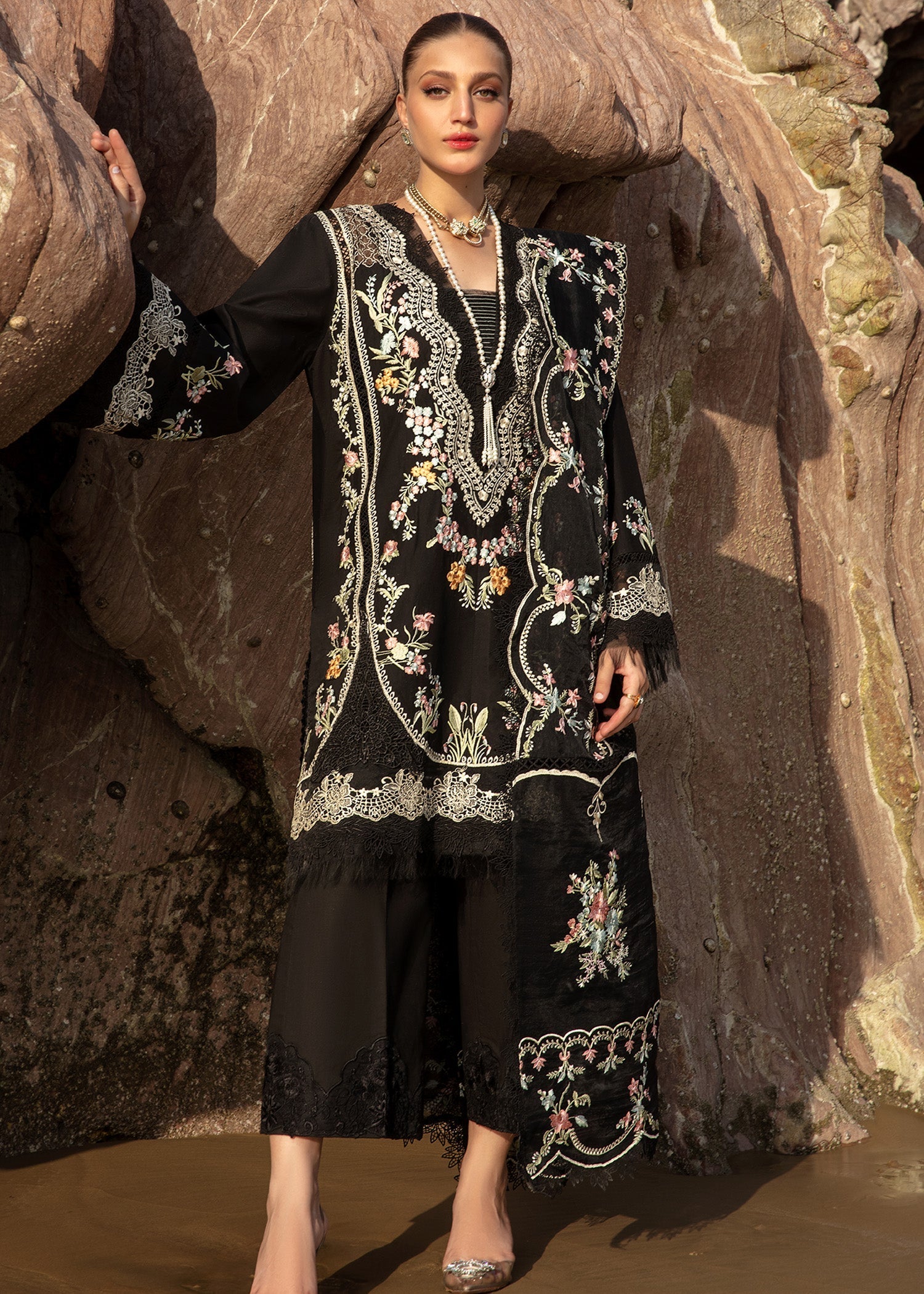 Crimson | Lawn 24 | Lolita - Onyx - Official Crimson stockist in UK - Sakeena London
