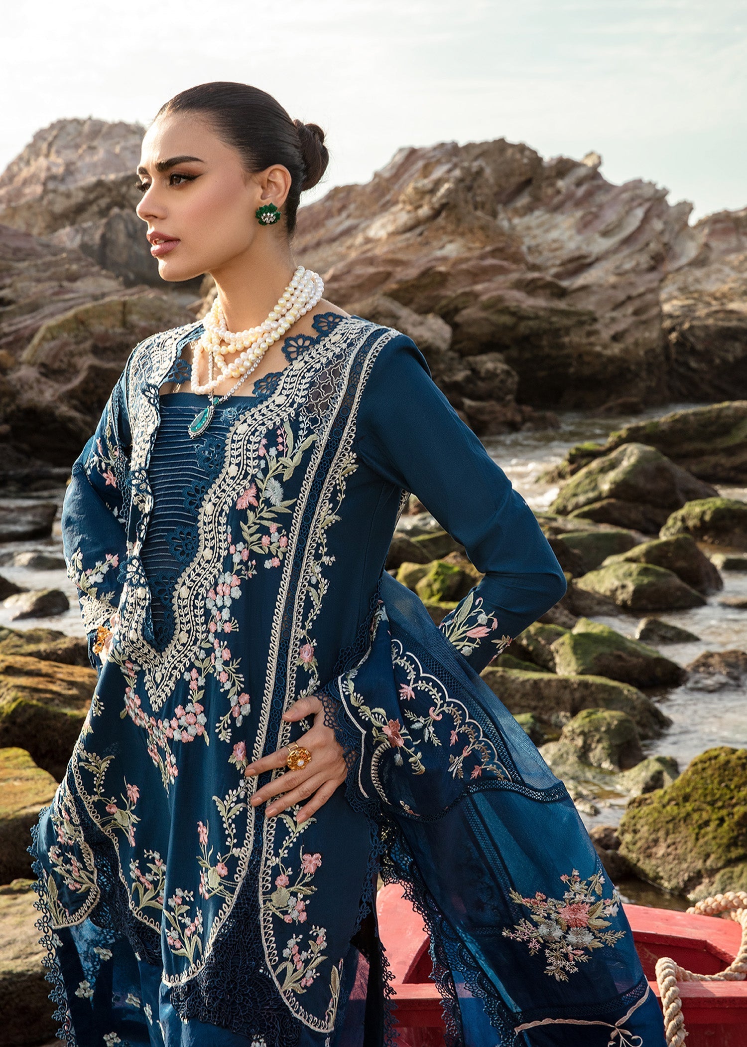 Crimson | Lawn 24 | Lolita - Lapis - Official Crimson stockist in UK - Sakeena London