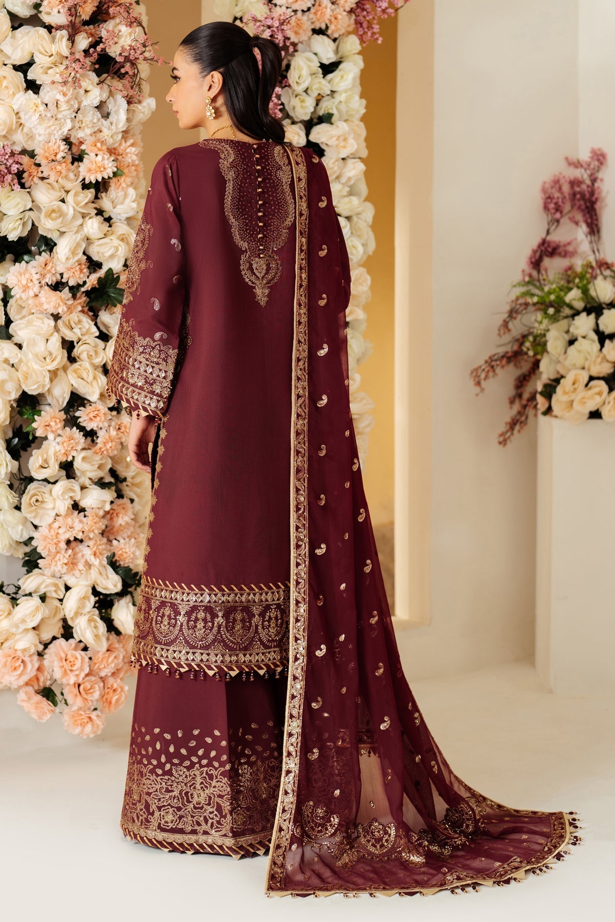 Alizeh | Luxury Raw Silk | AF-RS-01-SALSA - Official Alizeh stockist in UK - Sakeena London