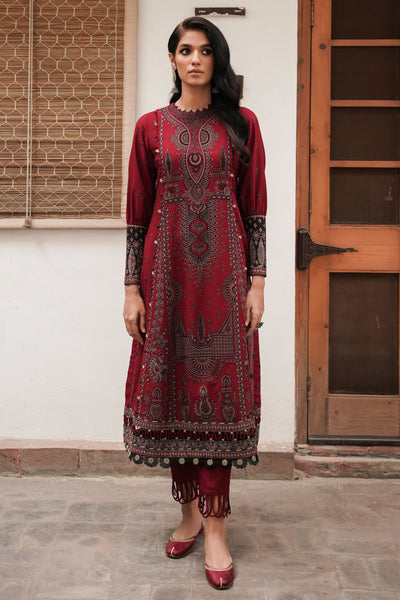 Jazmin | Winter Edition 24 | SLUB KHADDAR UW-0075 - Official Jazmin stockist in UK - Sakeena London