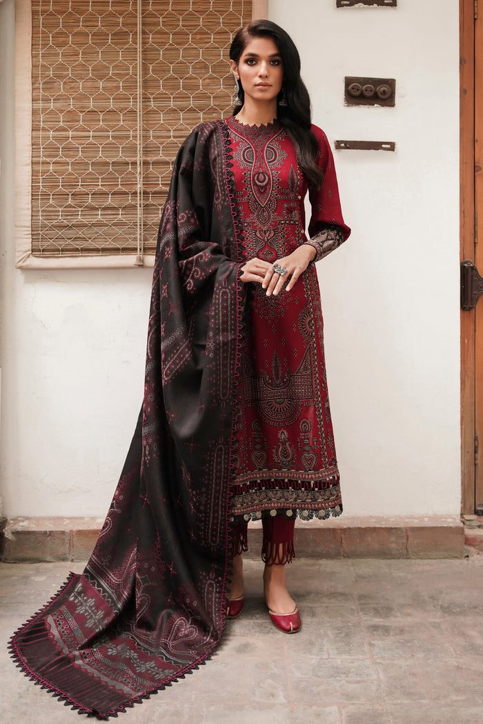 Jazmin | Winter Edition 24 | SLUB KHADDAR UW-0075 - Official Jazmin stockist in UK - Sakeena London