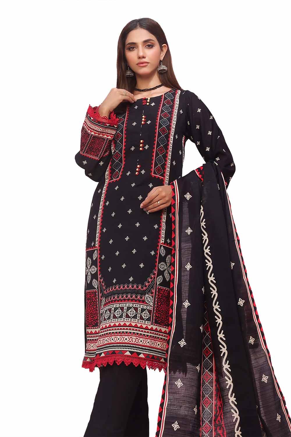 Gul Ahmed | Winter Collection 24 | Khaddar Suit SD-42119 - Official Gul Ahmed stockist in UK - Sakeena London