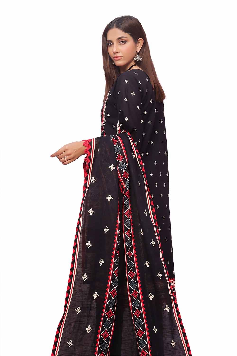 Gul Ahmed | Winter Collection 24 | Khaddar Suit SD-42119 - Official Gul Ahmed stockist in UK - Sakeena London