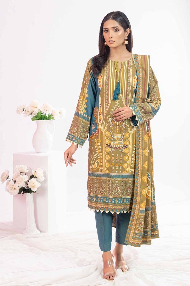 Gul Ahmed | Winter Collection 24 | Suit WNS-32295 A - Official Gul Ahmed stockist in UK - Sakeena London