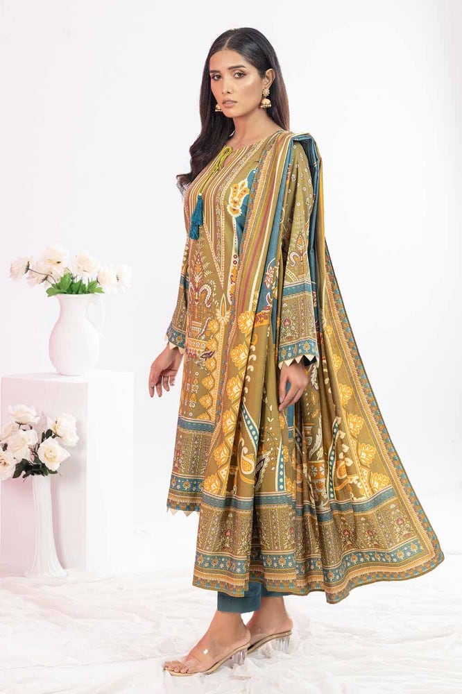 Gul Ahmed | Winter Collection 24 | Suit WNS-32295 A - Official Gul Ahmed stockist in UK - Sakeena London