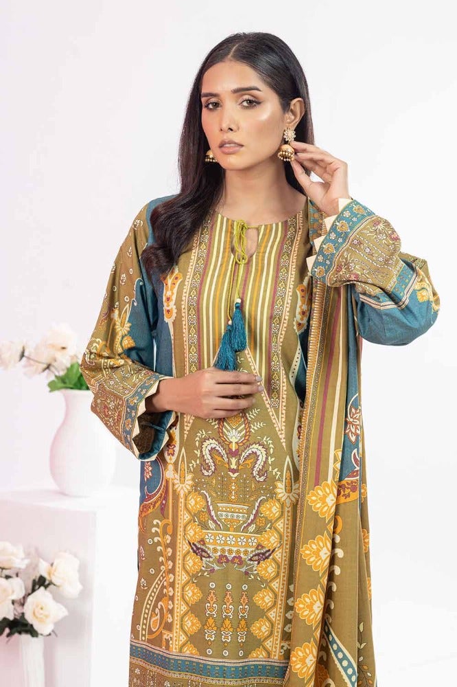 Gul Ahmed | Winter Collection 24 | Suit WNS-32295 A - Official Gul Ahmed stockist in UK - Sakeena London