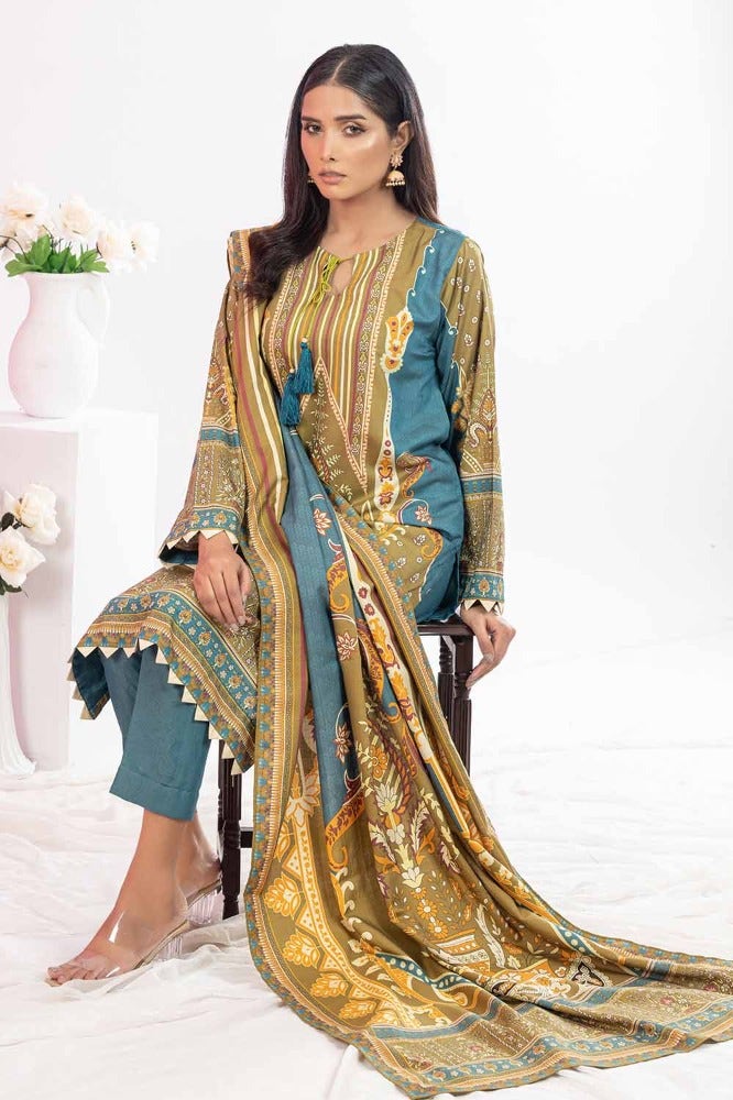 Gul Ahmed | Winter Collection 24 | Suit WNS-32295 A - Official Gul Ahmed stockist in UK - Sakeena London