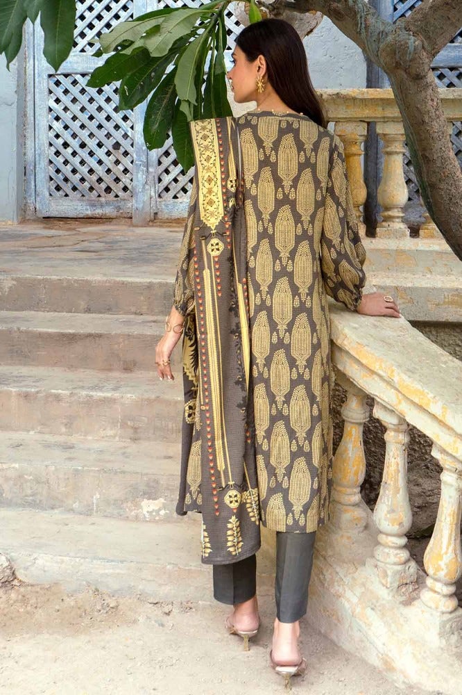 Gul Ahmed | Winter Collection 24 | Suit LT-32023 A - Official Gul Ahmed stockist in UK - Sakeena London