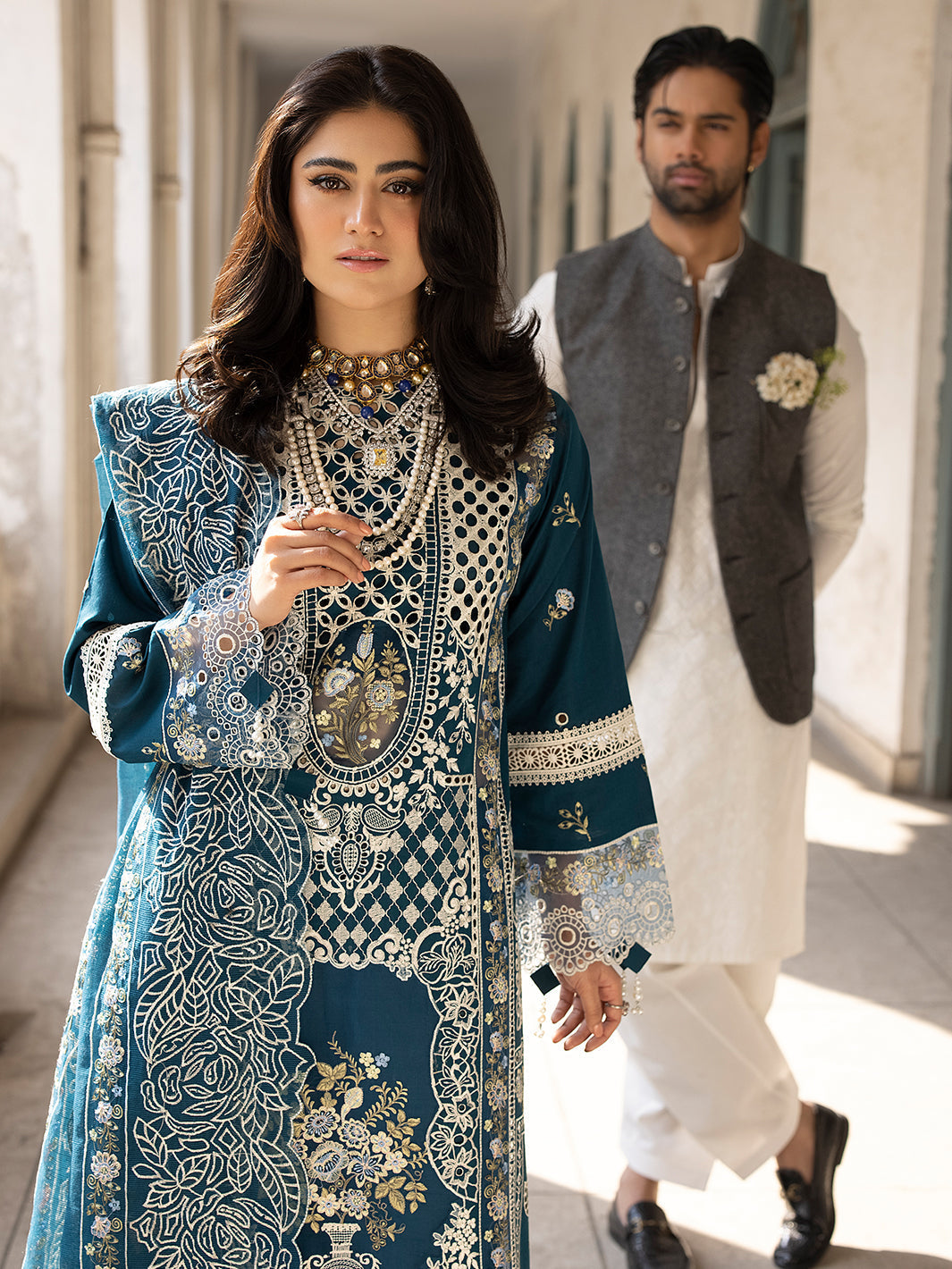 Mahnur | Mahrukh Luxury Lawn 24 | SERENE - Official Mahnur stockist in UK - Sakeena London