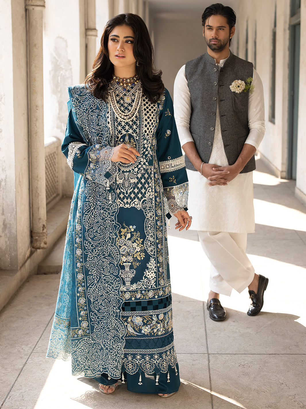 Mahnur | Mahrukh Luxury Lawn 24 | SERENE - Official Mahnur stockist in UK - Sakeena London