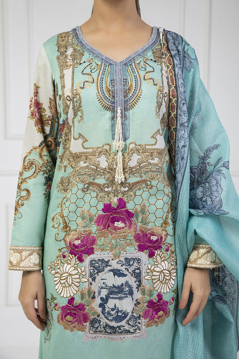 Shamaeel Ansari | Lawn 24 | LV112 - Official Shamaeel Ansari stockist in UK - Sakeena London