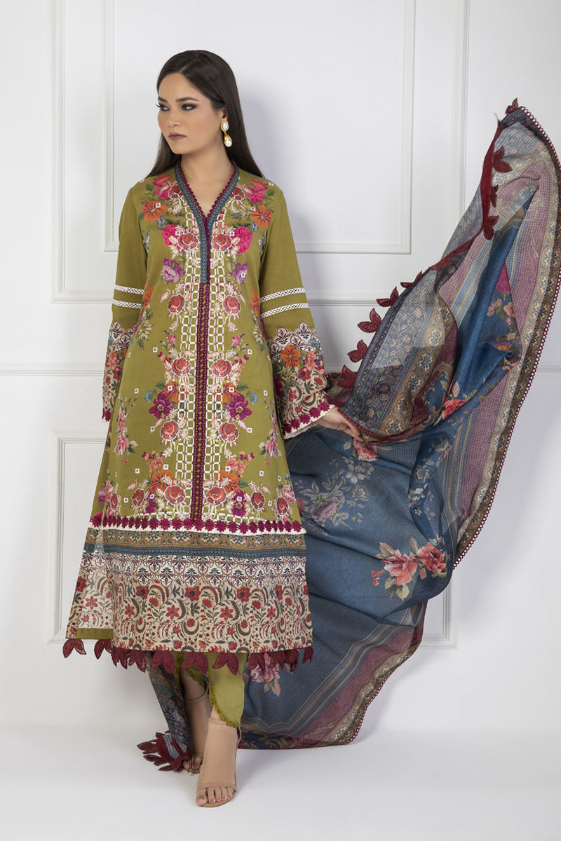 Shamaeel Ansari | Lawn 24 | LV116 - Official Shamaeel Ansari stockist in UK - Sakeena London
