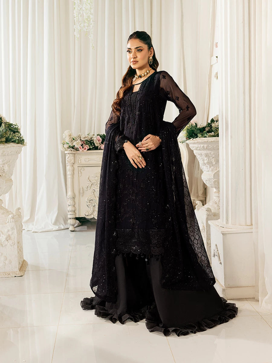 Salitex | Signature Festive Chiffon | SUNS7CH048UT - Official Salitex stockist in UK - Sakeena London