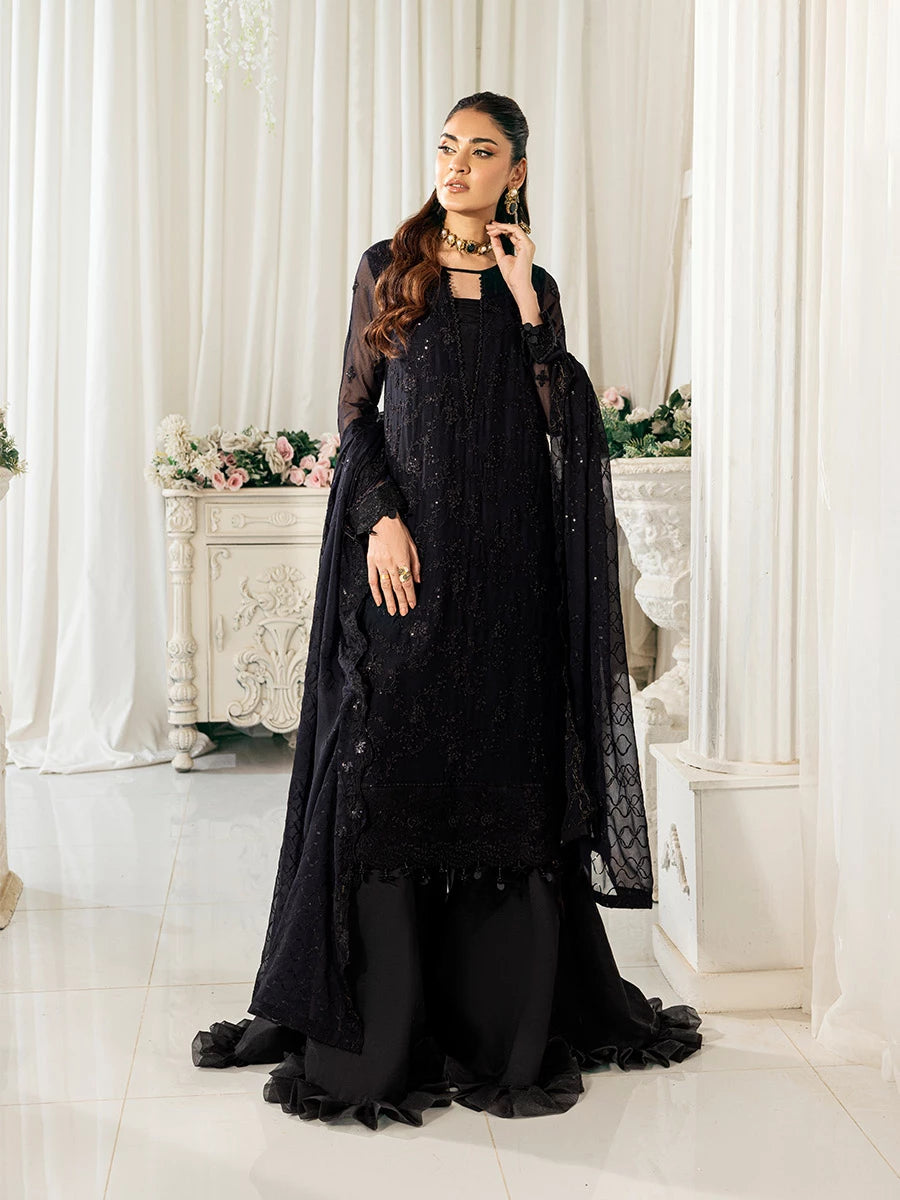 Salitex | Signature Festive Chiffon | SUNS7CH048UT - Official Salitex stockist in UK - Sakeena London