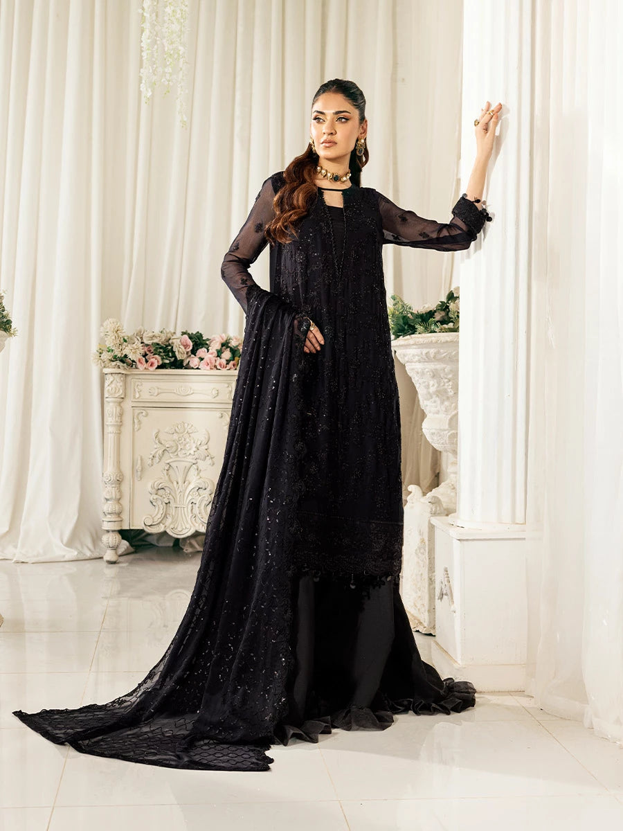 Salitex | Signature Festive Chiffon | SUNS7CH048UT - Official Salitex stockist in UK - Sakeena London