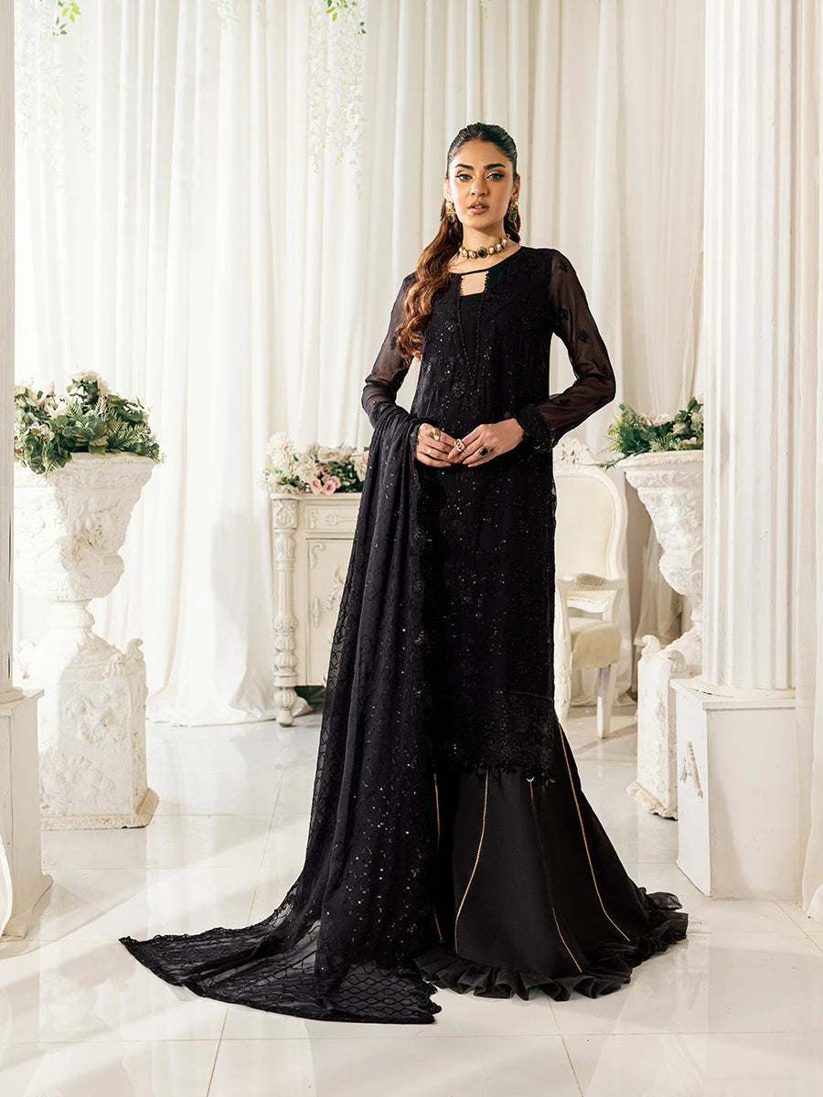 Salitex | Signature Festive Chiffon | SUNS7CH048UT - Official Salitex stockist in UK - Sakeena London
