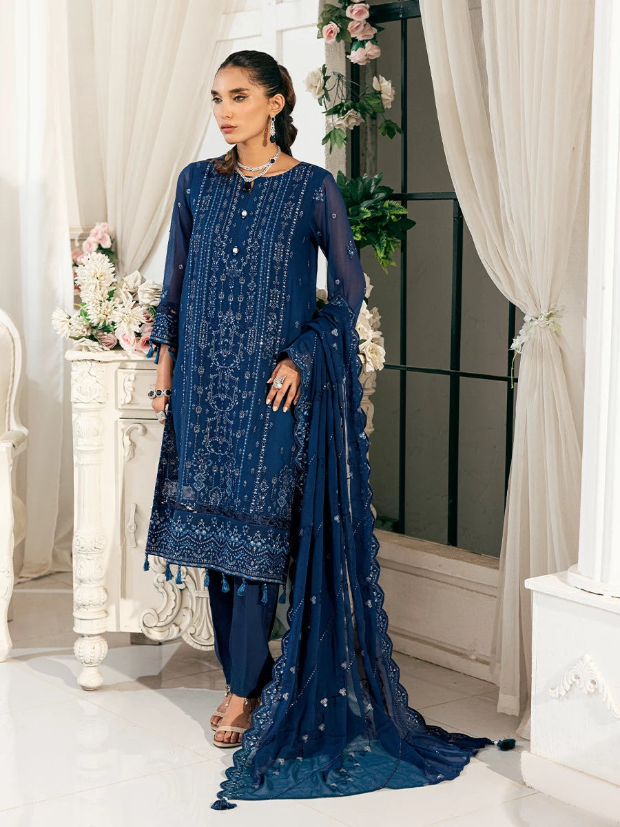 Salitex | Signature Festive Chiffon | SUNS7CH035UT - Official Salitex stockist in UK - Sakeena London
