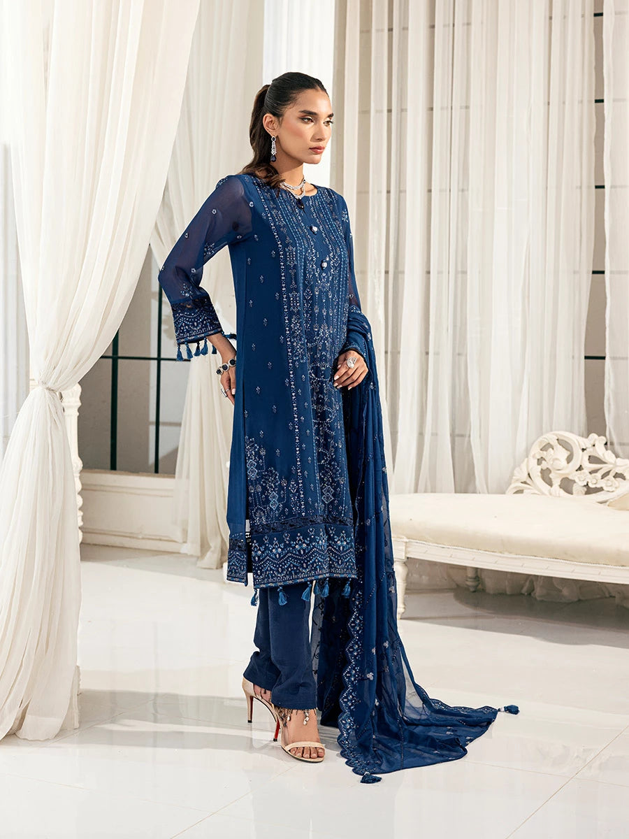Salitex | Signature Festive Chiffon | SUNS7CH035UT - Official Salitex stockist in UK - Sakeena London