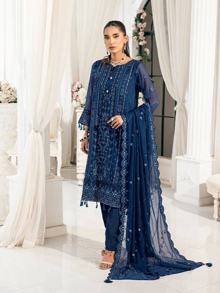 Salitex | Signature Festive Chiffon | SUNS7CH035UT - Official Salitex stockist in UK - Sakeena London