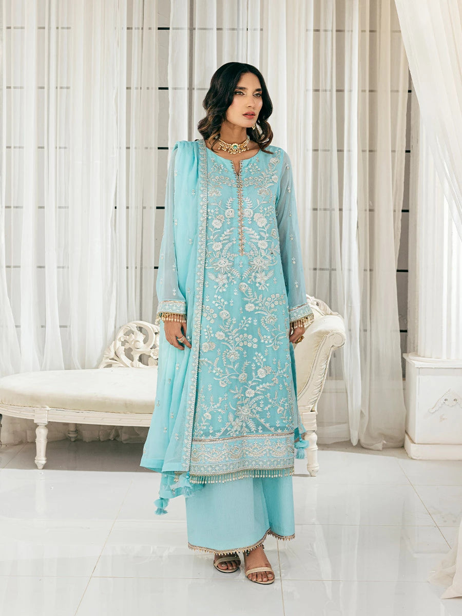 Salitex | Signature Festive Chiffon | SUNS7CH043UT - Official Salitex stockist in UK - Sakeena London