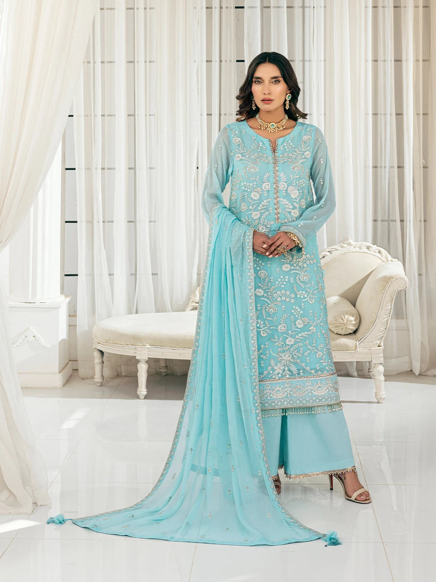 Salitex | Signature Festive Chiffon | SUNS7CH043UT - Official Salitex stockist in UK - Sakeena London