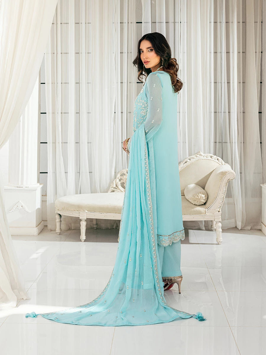 Salitex | Signature Festive Chiffon | SUNS7CH043UT - Official Salitex stockist in UK - Sakeena London
