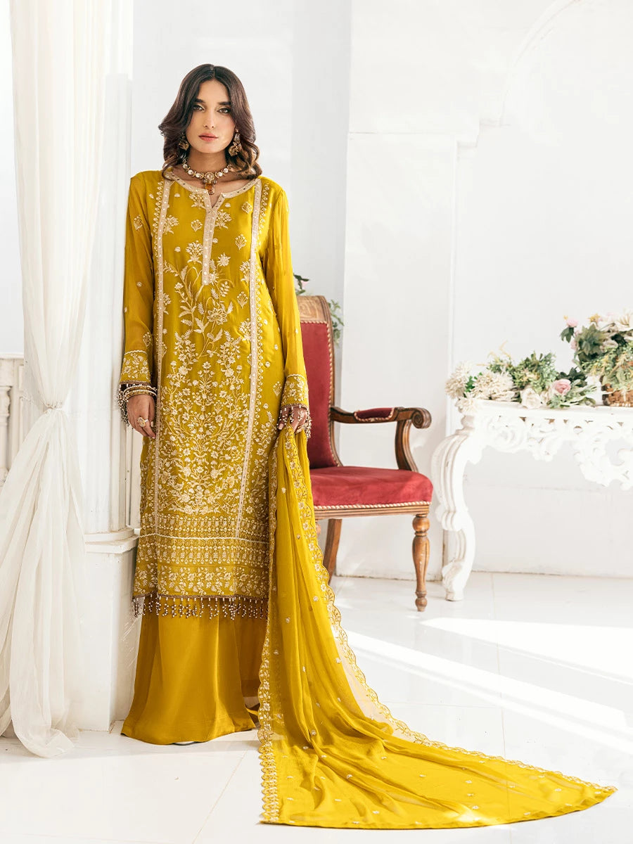 Salitex | Signature Festive Chiffon | SUNS7CH041UT - Official Salitex stockist in UK - Sakeena London