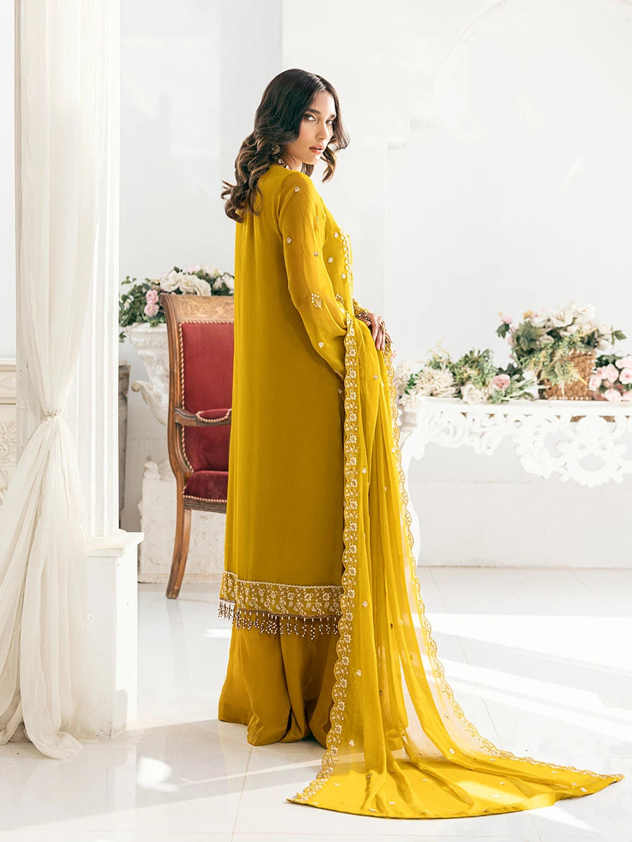 Salitex | Signature Festive Chiffon | SUNS7CH041UT - Official Salitex stockist in UK - Sakeena London